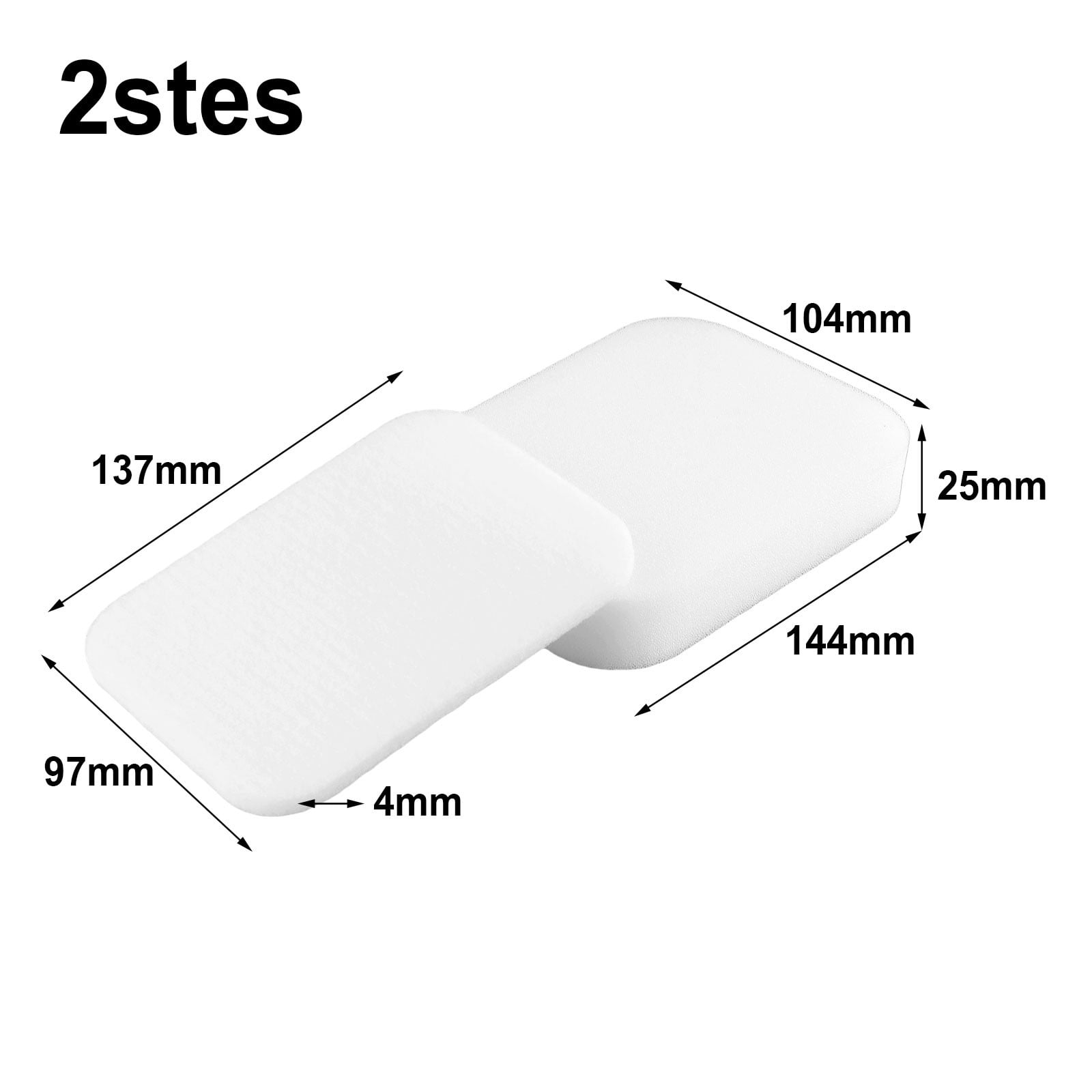 2Sets For Shark Foam Filter For Shark Upright Vacuum Cleaner NV602UK Lift-Away NV602 NV702 NV702UK NV702UKT Accessories — image 5