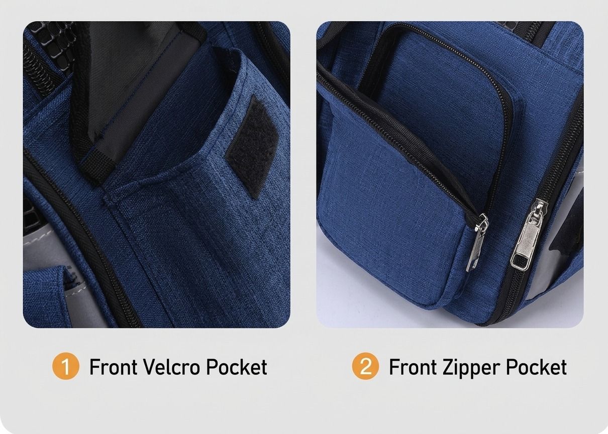 Pet Carrier Backpack for Travel, Hiking, and Vet Visits β Breathable Mesh Design with Reflective Safety Strips, Ideal for Cats and Small Dogs, Hands-Free β image 5