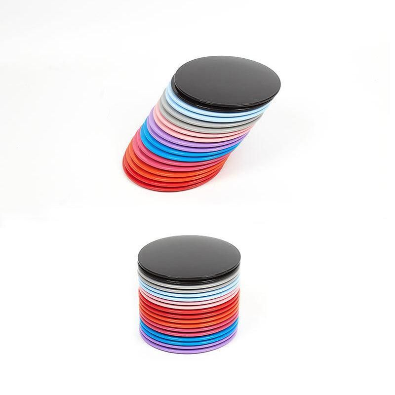2PCS Core Sliding Discs Fitness Sliders for Home Gym Yoga Gliding Exercise 17cm - Red — image 3