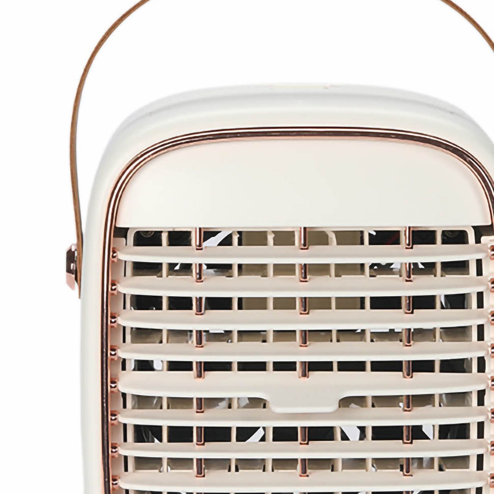 Air Conditioner Cooling Fan Silent USB Evaporative Cooler with Portable Carrying Strap for Home Office Car White โ image 5