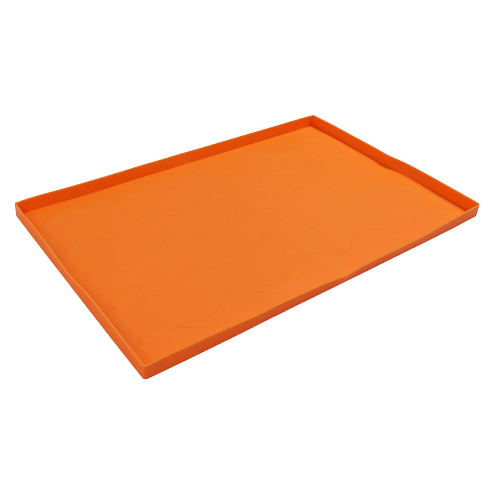 Grill Mat Silicone Blackstone Griddle Top Cover Anti Sticky Grill Protective Cover Mat 22inch Orabge — image 6