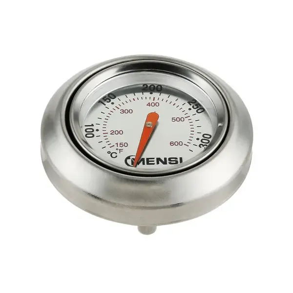 BBQ Grill Lid Thermometer Replacement, Stainless Steel Built-In Temperature Gauge for Weber Traveller and Q Series â image 2