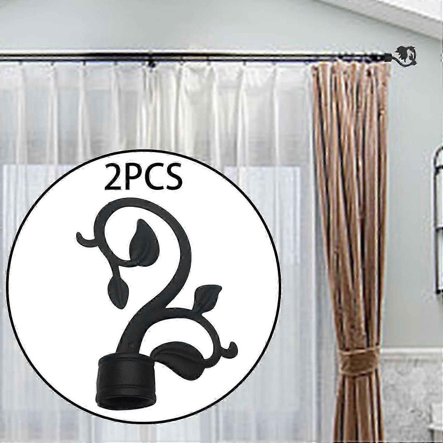 2pcs Curtain Rod Finials for 28mm Rods, Decorative Ends โ image 3