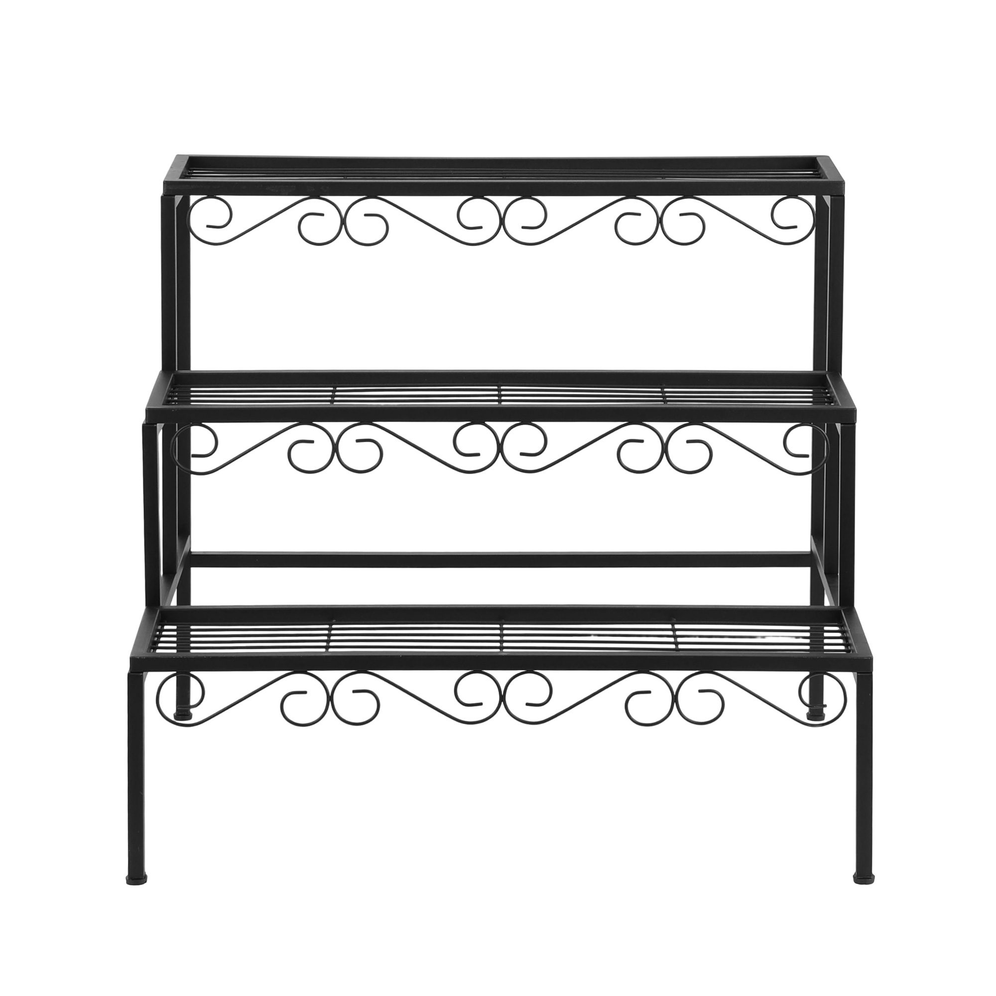 Artiss Plant Stand 3 Tier Metal Corner Plant Shelf Multiple Flower Holder Rack โ image 4