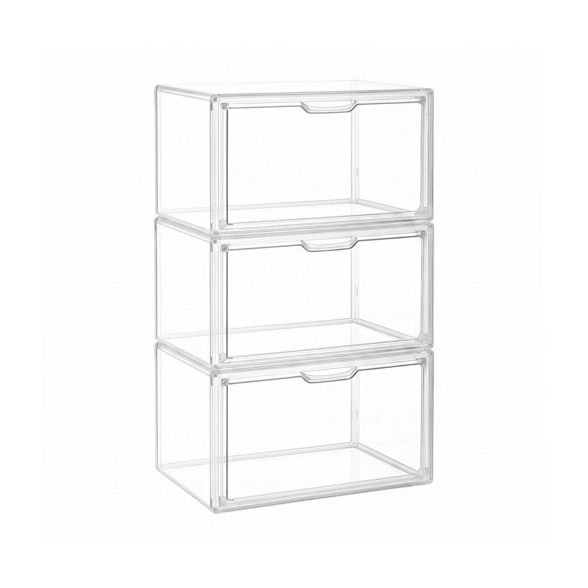 Artiss Clear Acrylic Display Case 3 Pack Toy Storage Box โ image 3