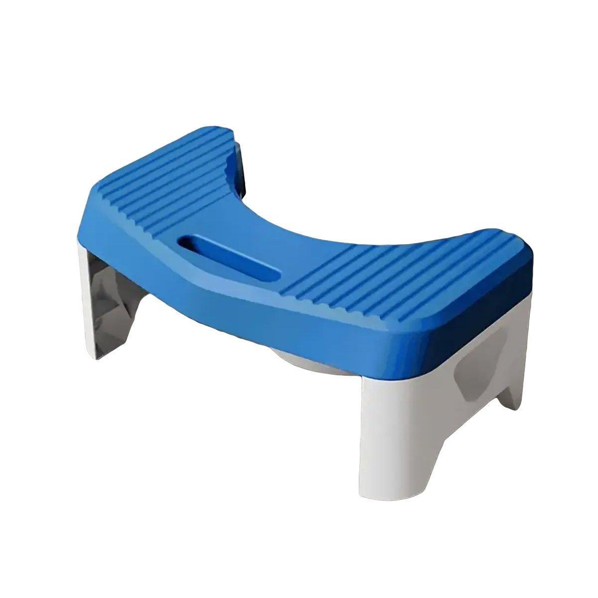 Thickened Toilet Squatting Stool Bathroom Footstool Household Restroom Pad - Blue — image 6