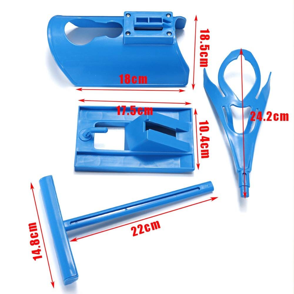 1Pc Sock Slider Sock Aid Kit Sock Helper No Bending Stretching for Pregnancy and Injuries Living Tool Blue โ image 5