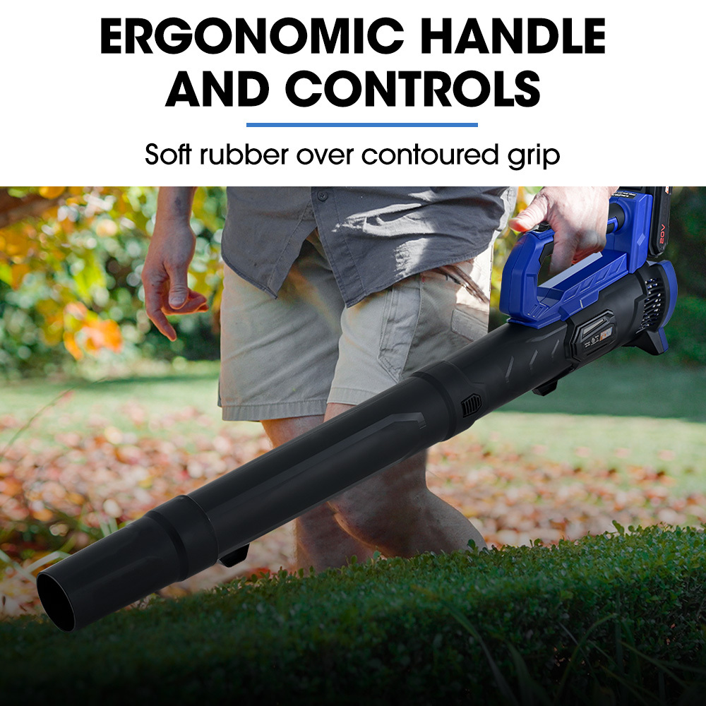 POWERBLADE 20V Leaf Blower & Line Trimmer / Edger Combo, Kit with 4.0Ah Battery & Fast Charger — image 6