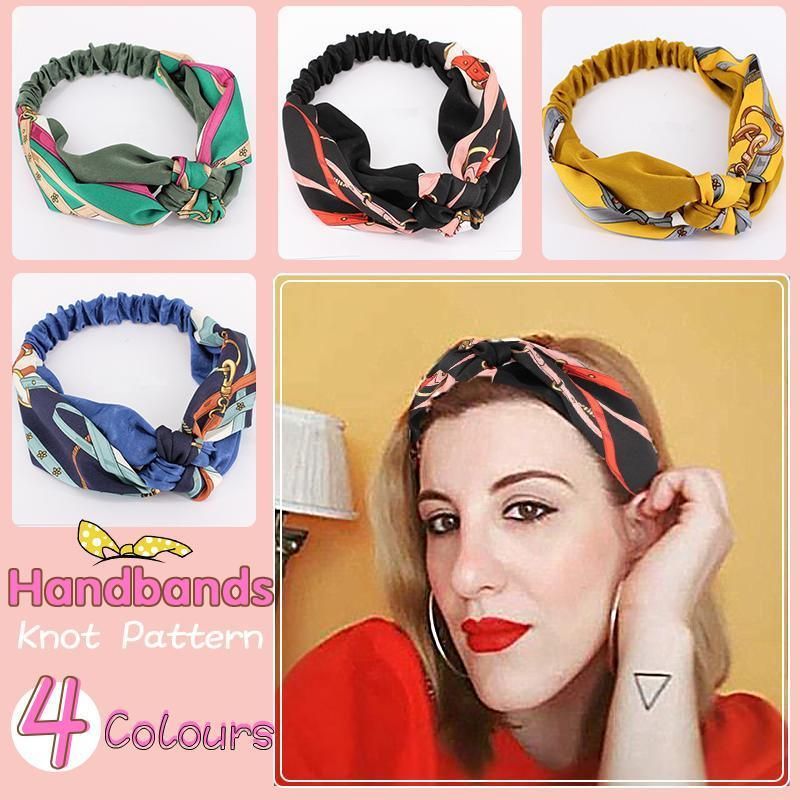 Women Lady Boho Bohemian Cross hair head headband band Scarf Wrap Bandana AU - Blue โ image 2