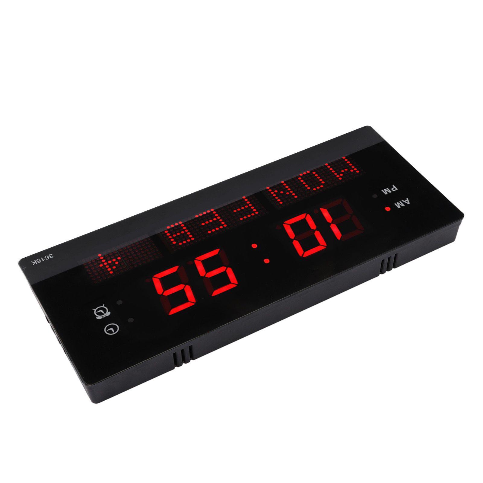 LED Wall Clock Decorative Black Frame Elegant Style Hanging Holes Digital Display Electric Desk Clock 100 to 240V AU Plug โ image 4