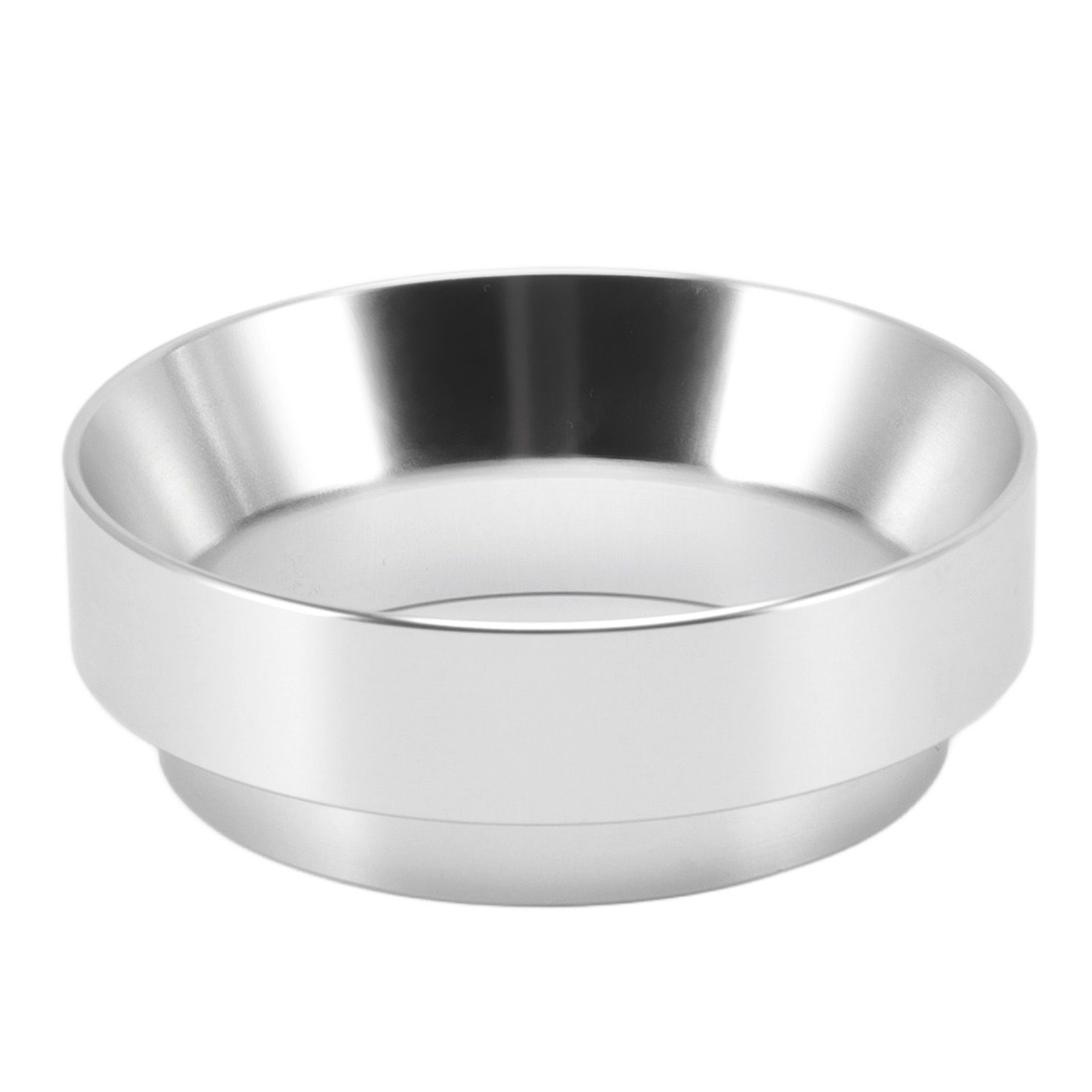 53mm Coffee Dosing Funnel Aluminum Alloy Magnetic Coffee Powder Dosing Ring Anti Flying Powder Receiving Ring Silver — image 3