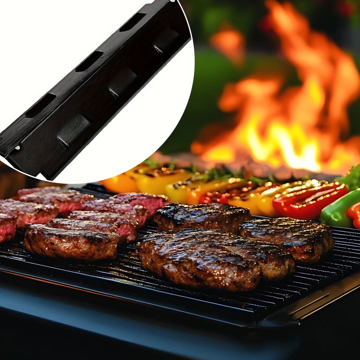 3-Pack Grill Heating Plates Black — image 6