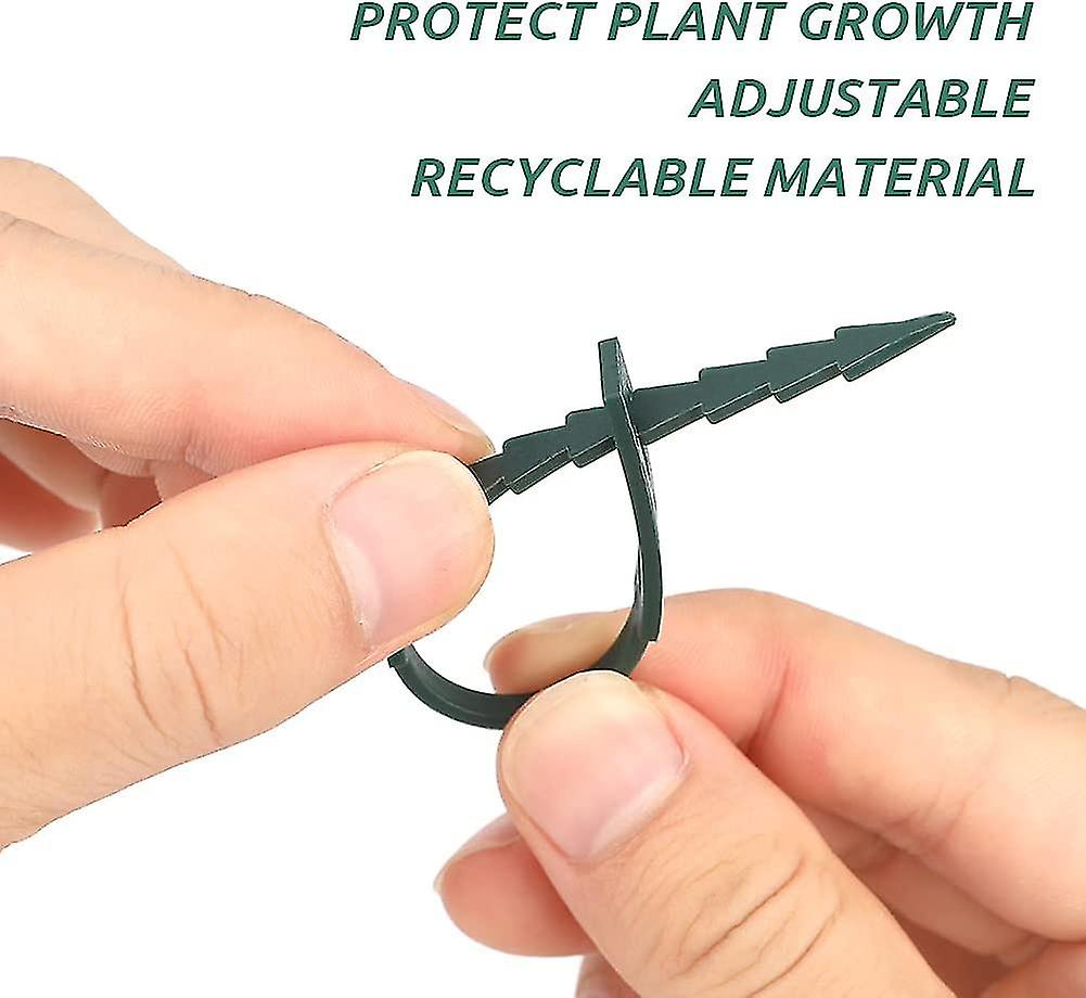 13.5 cm Adjustable Plant Ties, 200 Pcs Flexible Plant Wire Ties Plastic Garden Ties for Plant Support โ image 3