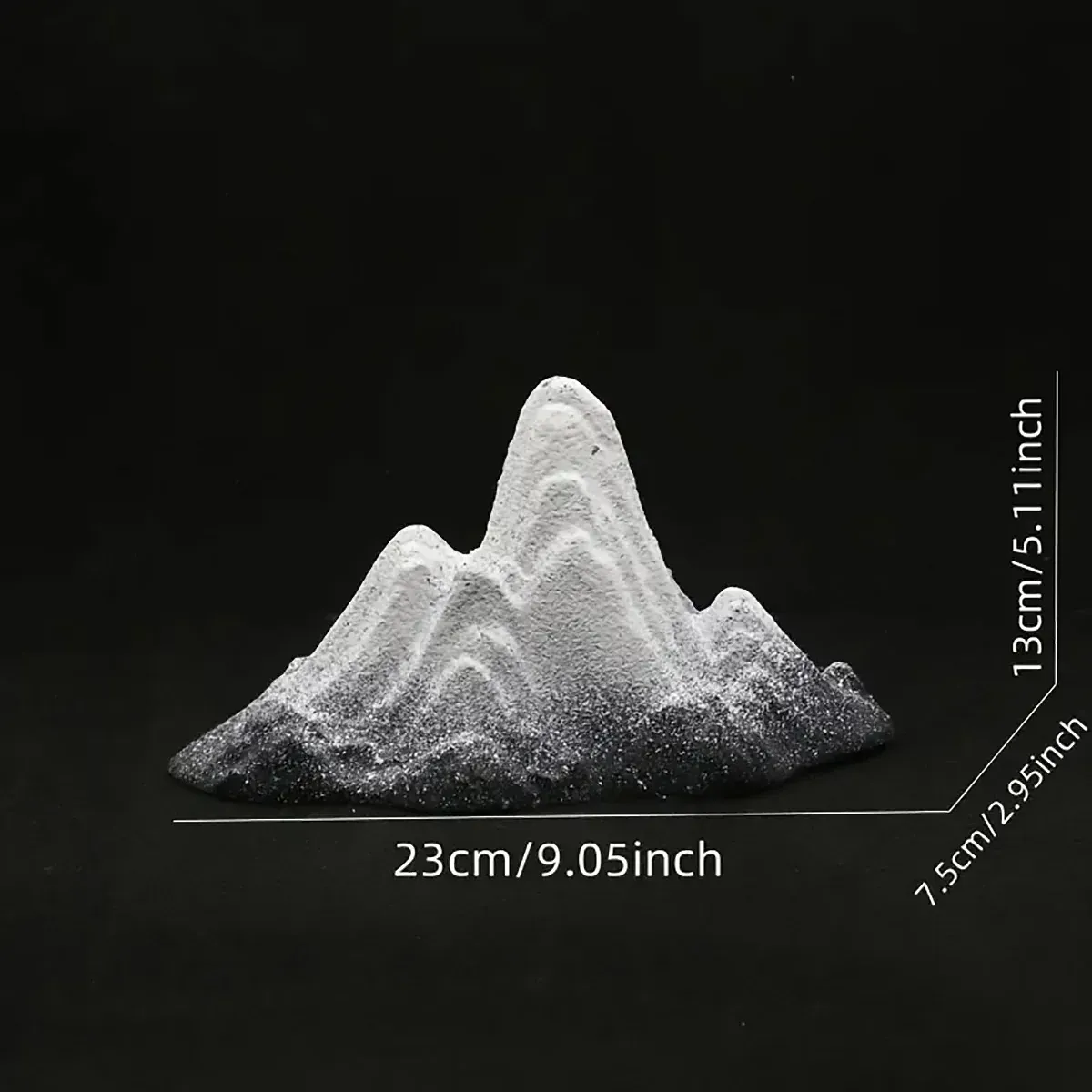 Snow Mountain Small Ornament Aquarium Decor Resin for Fish Tank Terrarium DIY โ image 3