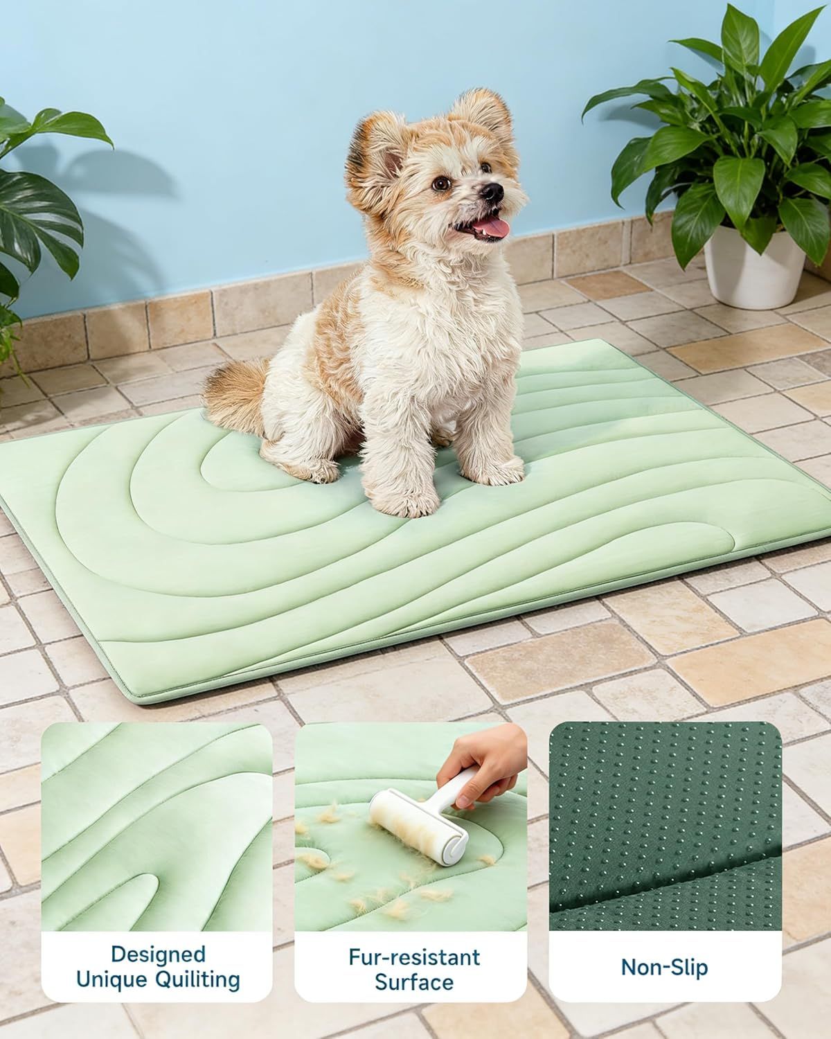 Cooling Mat for Dogs, 59" x 40" Self-Cooling Dog Bed with Arc-Chill Technology 3.0(QMAX>0.5), Non-Slip Washable Pet Cooling Pad for X-Large Dogs, Indoor — image 4