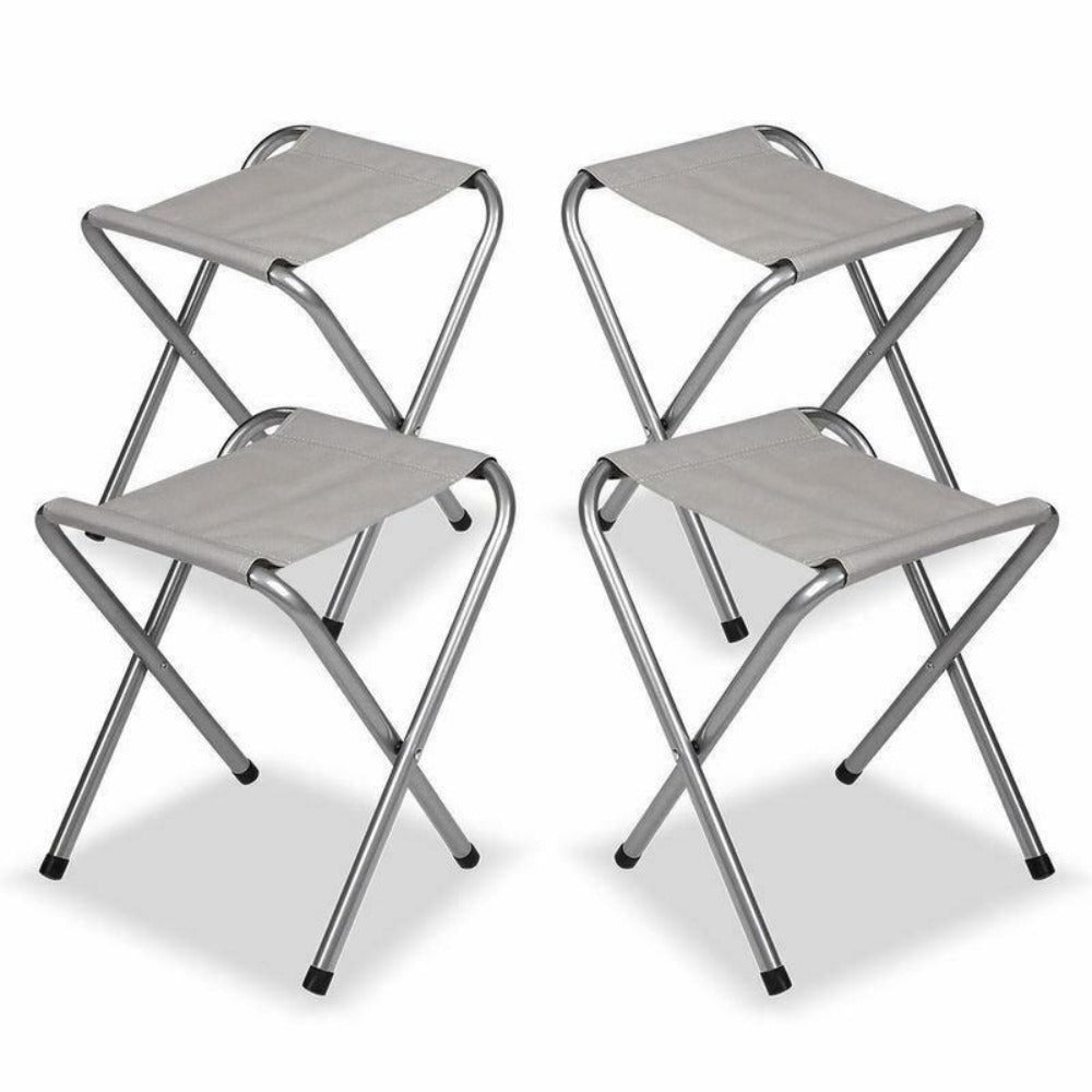 Portable Folding Picnic Camping Set BBQ Party Aluminium Table 4 Foldable Chairs โ image 2
