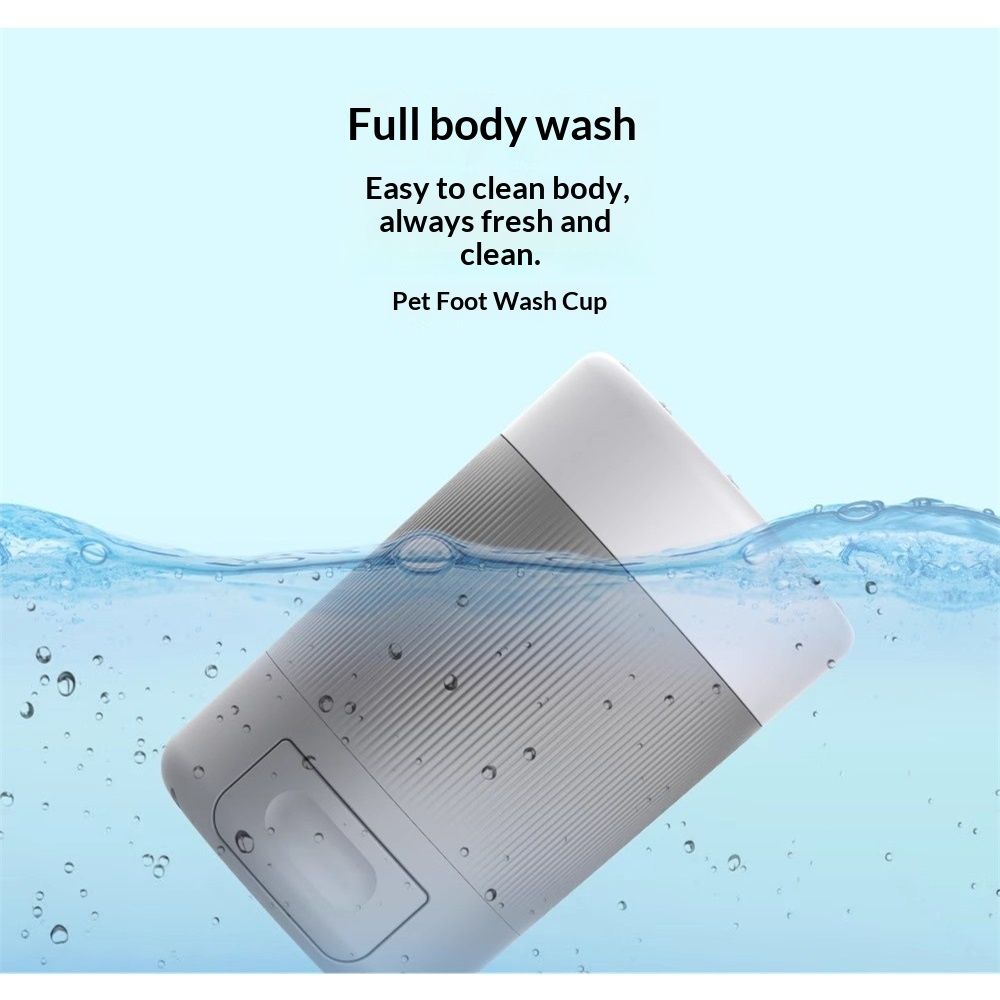 Dogs Paw Washer for Muddy Paw Cleaner Pet Foot Cleaner for Any-Size Pet Paw, Dog Foot Washer,Grey — image 4