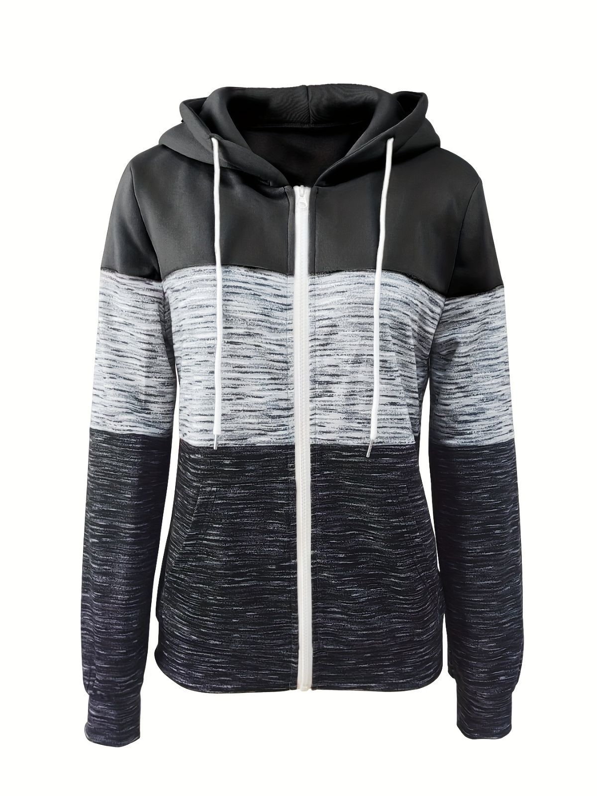 3d Print Hoodie Autumn Hoodie Casual Zip Hoodie Loose Sweatshirt Streetwear - Sky Blue - Size S(AU S/EU46) โ image 6
