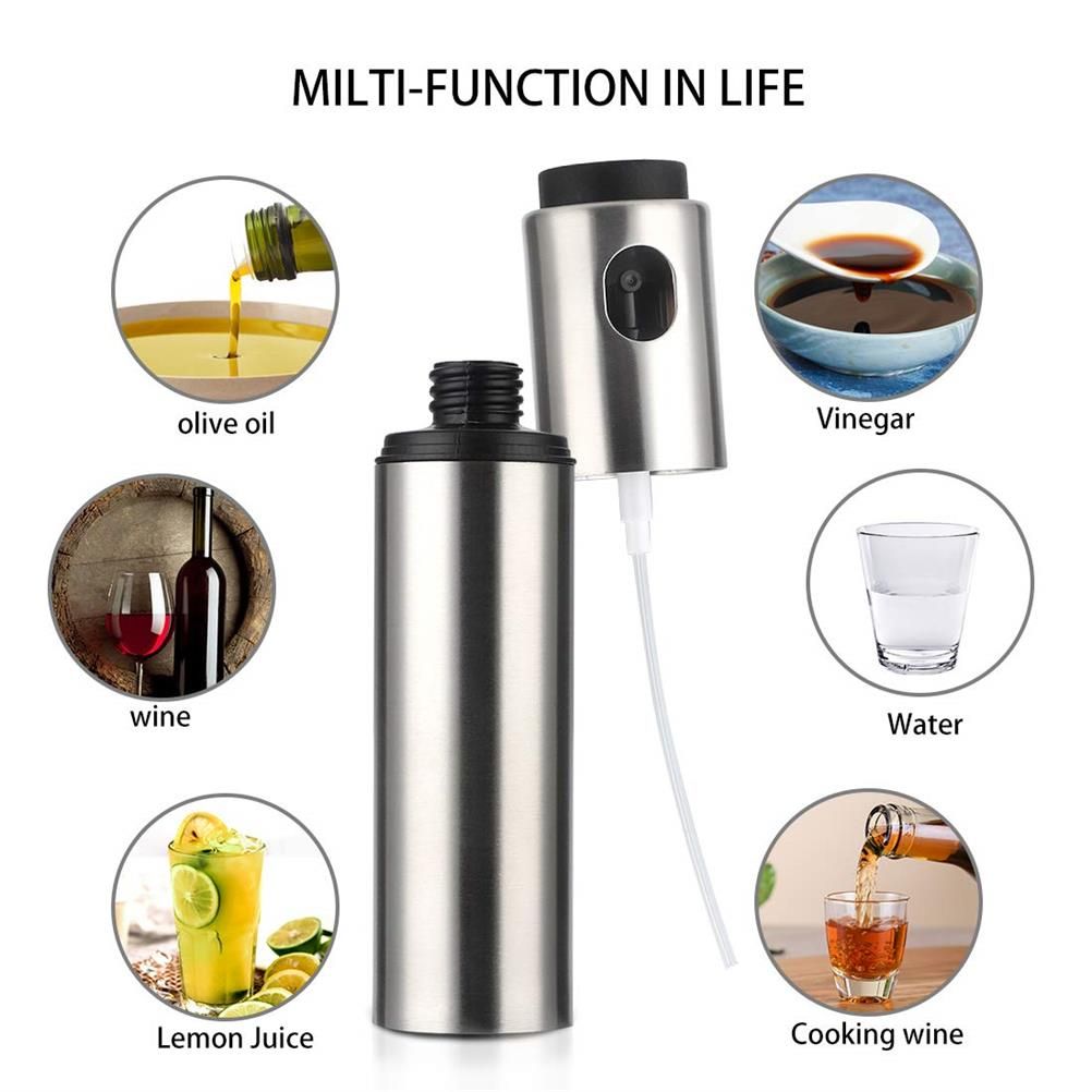 Olive Oil Sprayer for Cooking Oil Mister Stainless Steel Oil and Vinegar Sprayer Bottle for Barbecue Salad Cooking Baking โ image 6