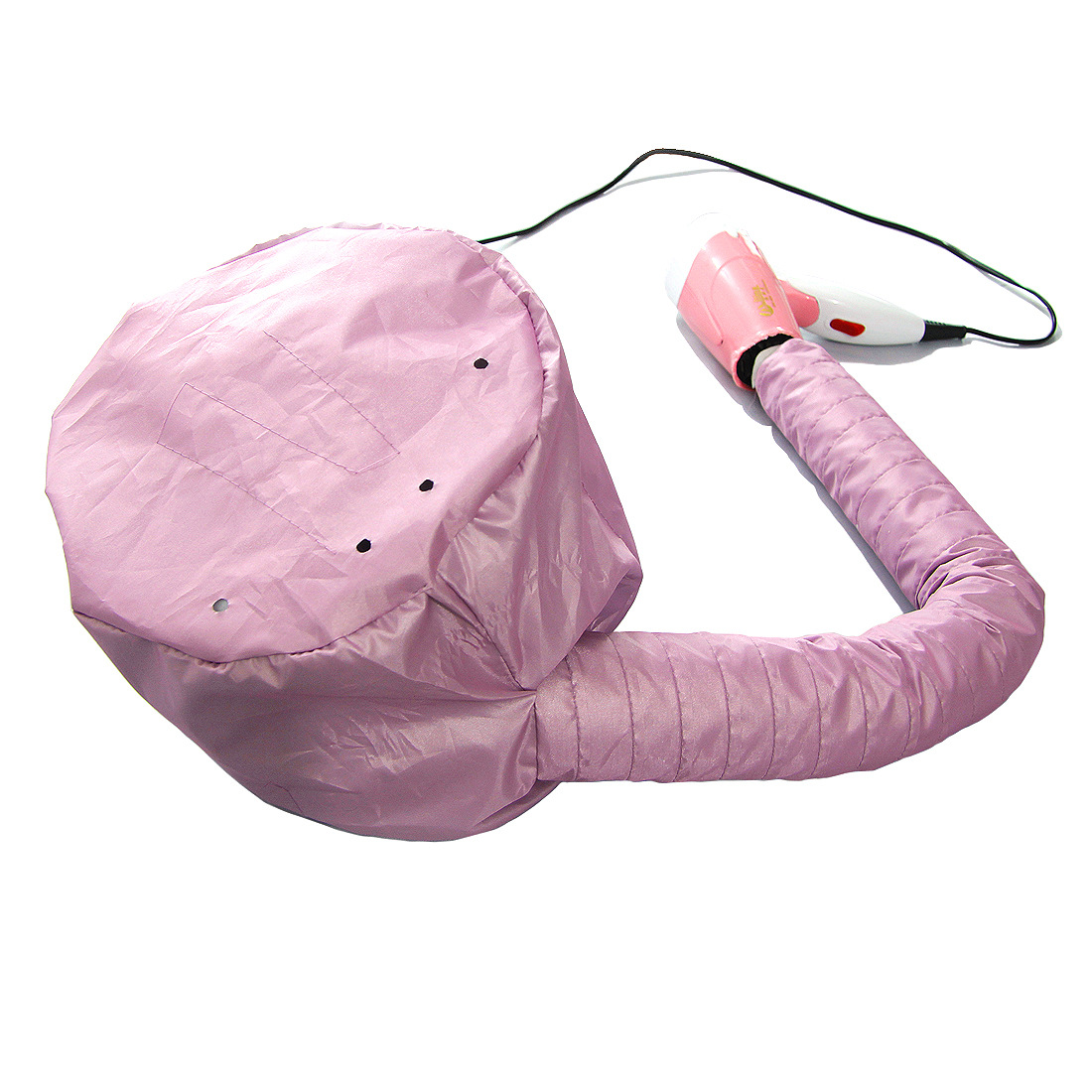 2 Pcs Black Portable Hair Dryer Bonnet Cap โ Adjustable Heated Hair Care Cap for Drying, Styling, and Conditioning with Warm Air โ image 4