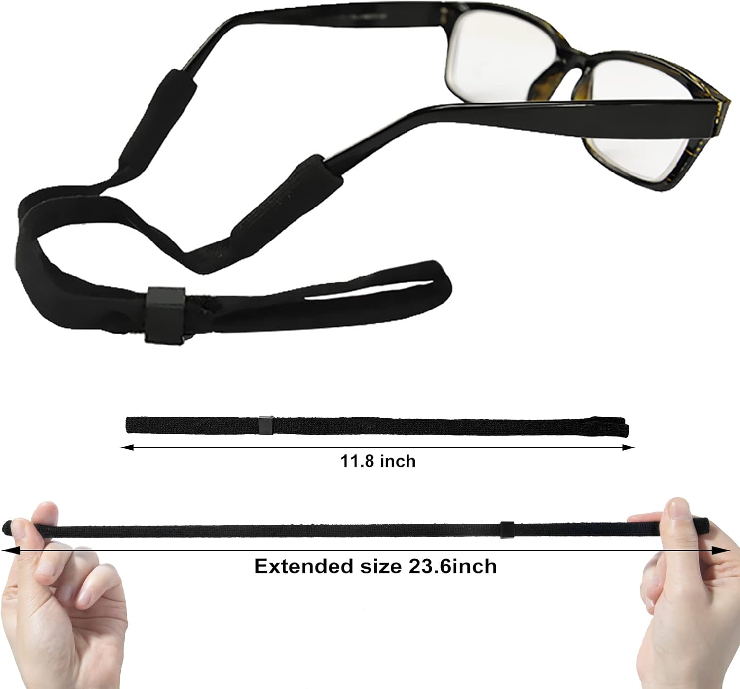 10 Pack Glasses Strap Adjtable Eyeglass Holder Around Neck Universal Glasses Lanyard Eye Glasses String Sunglasses Strap Cord Eyewear Retainer for Men Women — image 2
