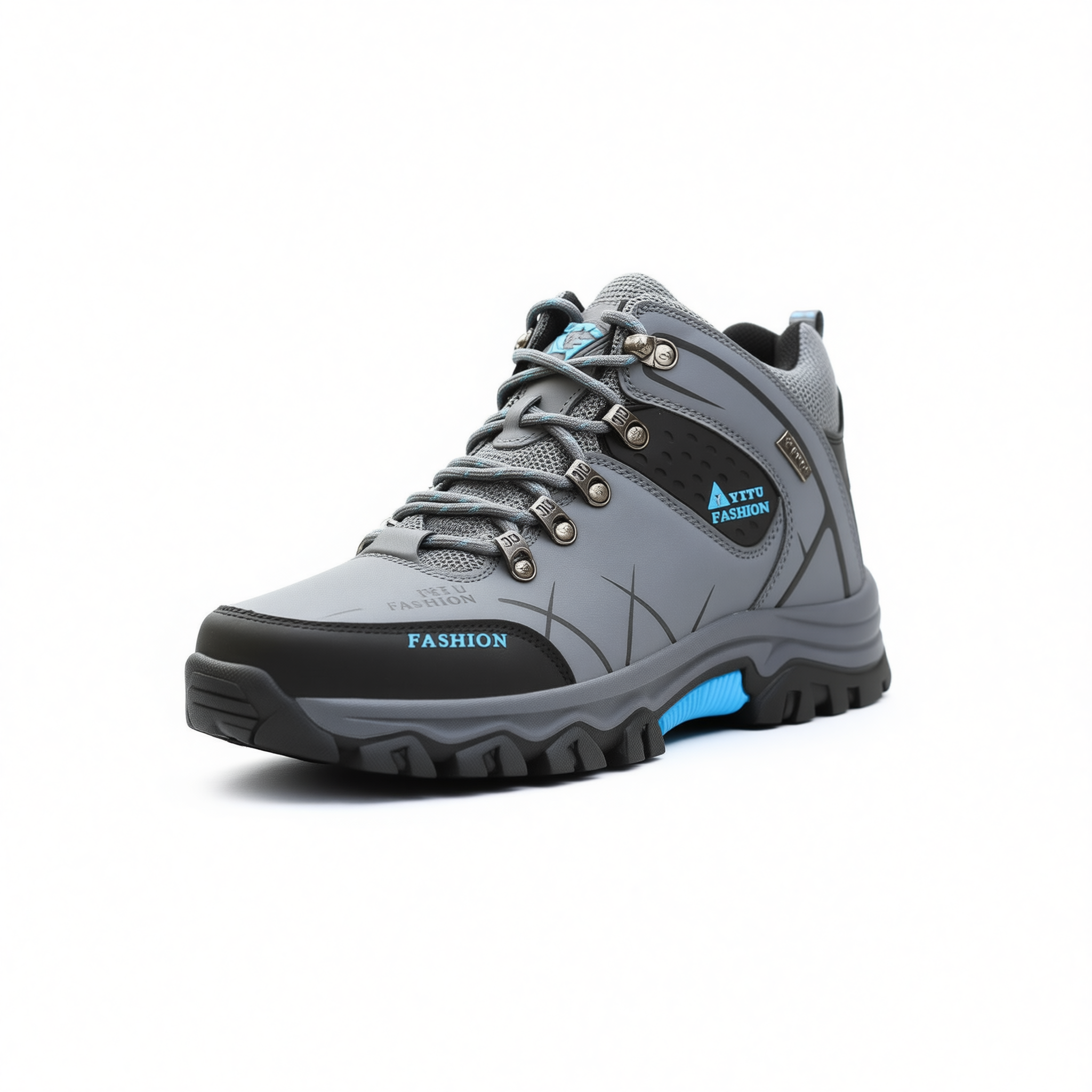 Men Hiking Shoes Waterproof High Top Size 47 8528 black cotton high-top shoes 39 โ image 2