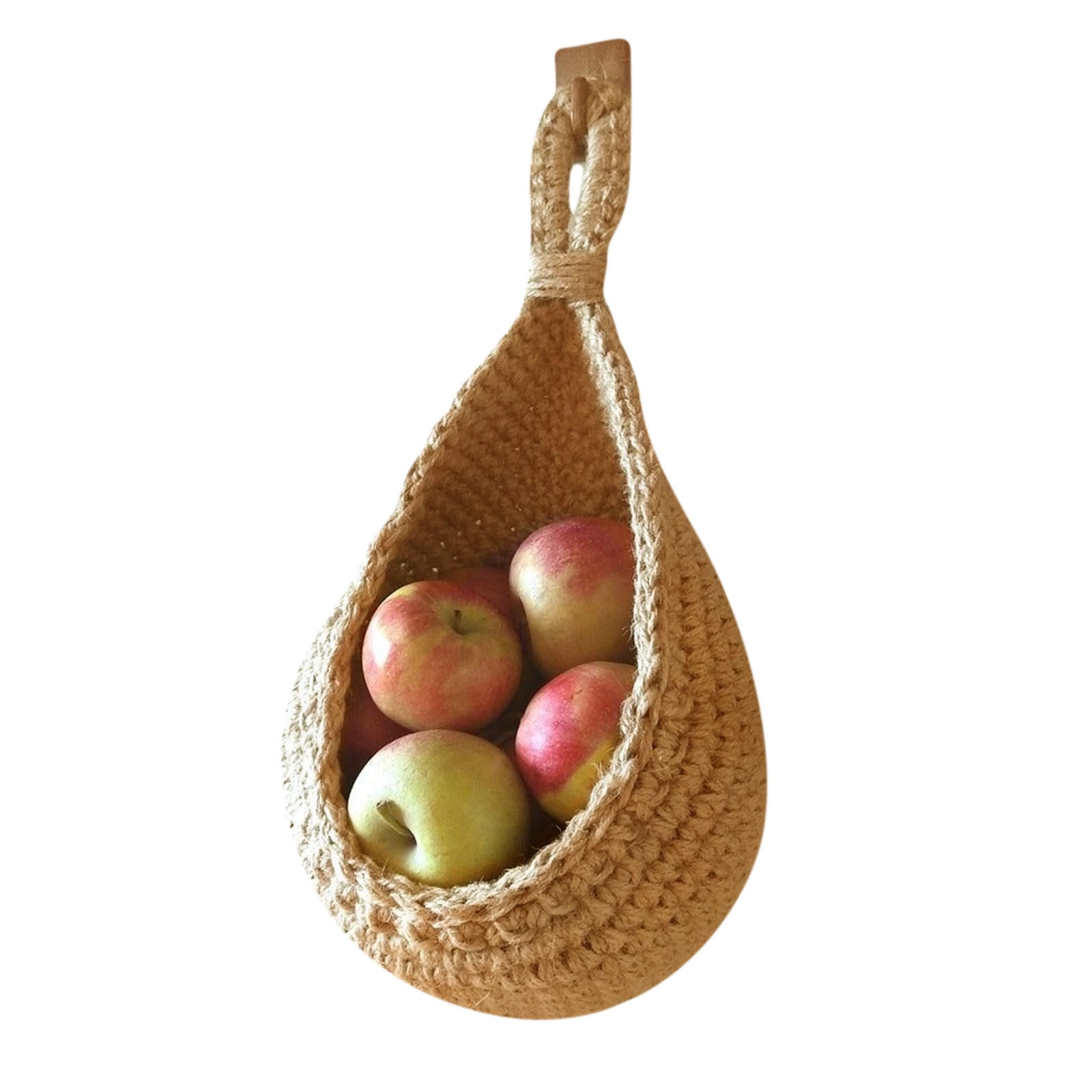 Hanging Wall Basket, Teardrop Hanging Baskets with Hanging Ring for Home Indoor Decoration, Hanging Plant Pot Holder, Vegetable Fruit Storage Baskets for โ image 4
