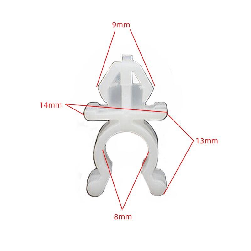 Hood Support Rod Clip Buckle Hood Rod Support Rod Retainer Clamp Car Accessories 10Pcs Universal Hood Support Rod Clip โ image 4