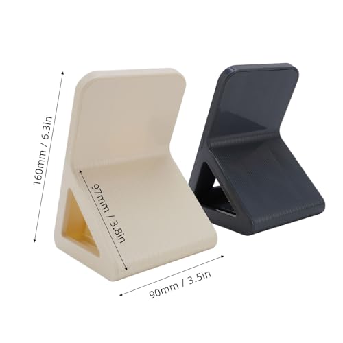 2 Pieces Wall-Mounted Shower Footrest and Shoe Bench for Bathrooms, Foot Washing, Shaving and Space-Saving Storage, Black and White — image 6