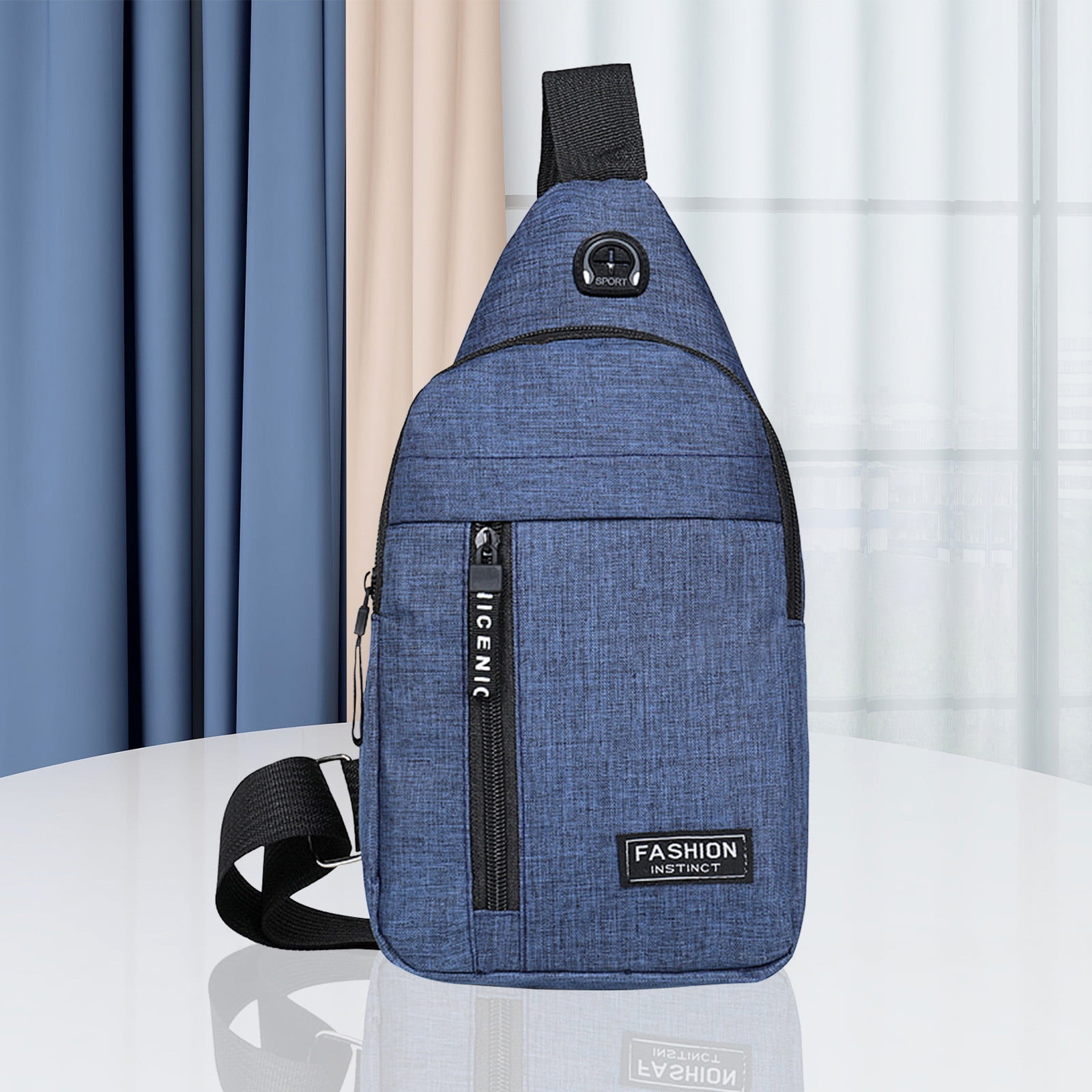 Sling Bag for Women, Crossbody Sling Backpack Small Sling Bag Multipurpose Crossbody Shoulder Bag Travel Hiking Backpack, Sling Bag for Men #2-Blue — image 5
