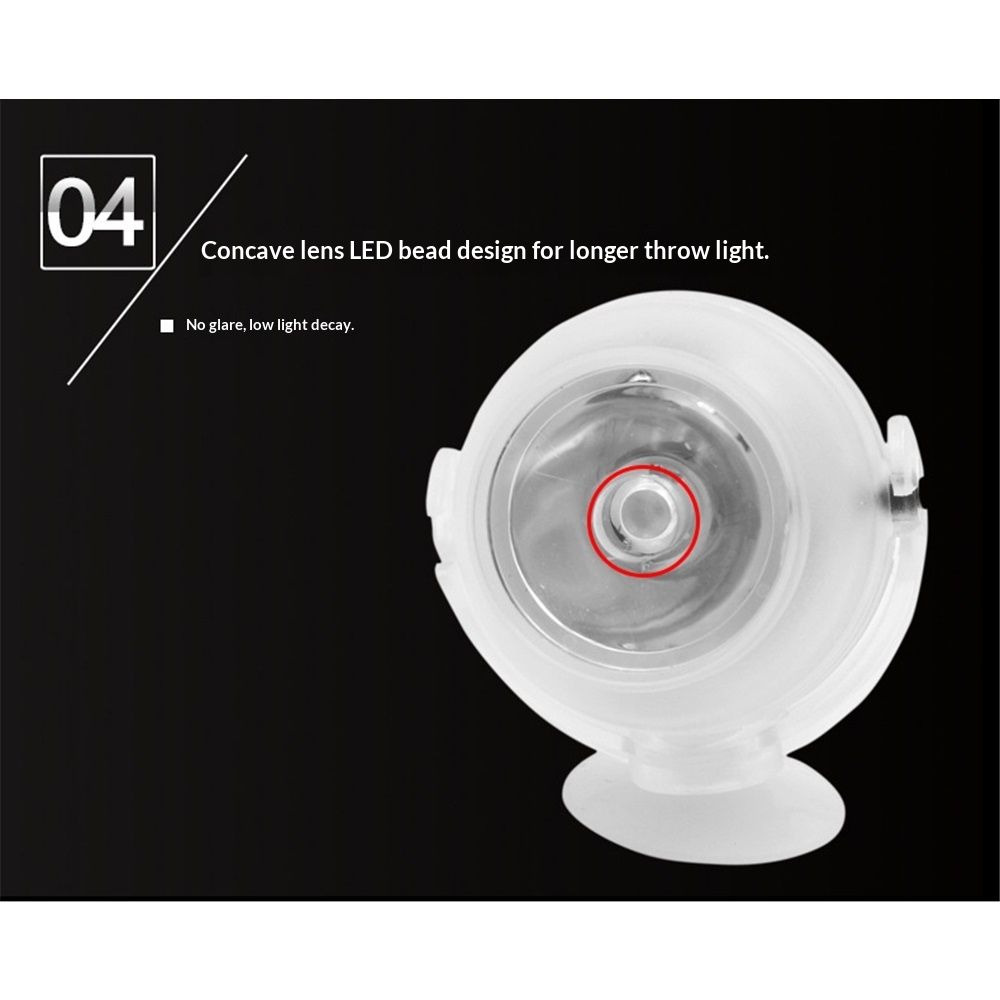 2pcs LED Fish Spot Light, Rotation Mini RGB Spotlights Submersible Lamp for Aquarium Fountain Pond Water Garden — image 5