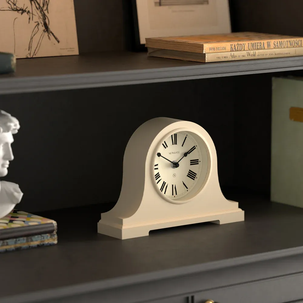 Newgate Broadway Mantel Clock-Vanilla Cream — image 4