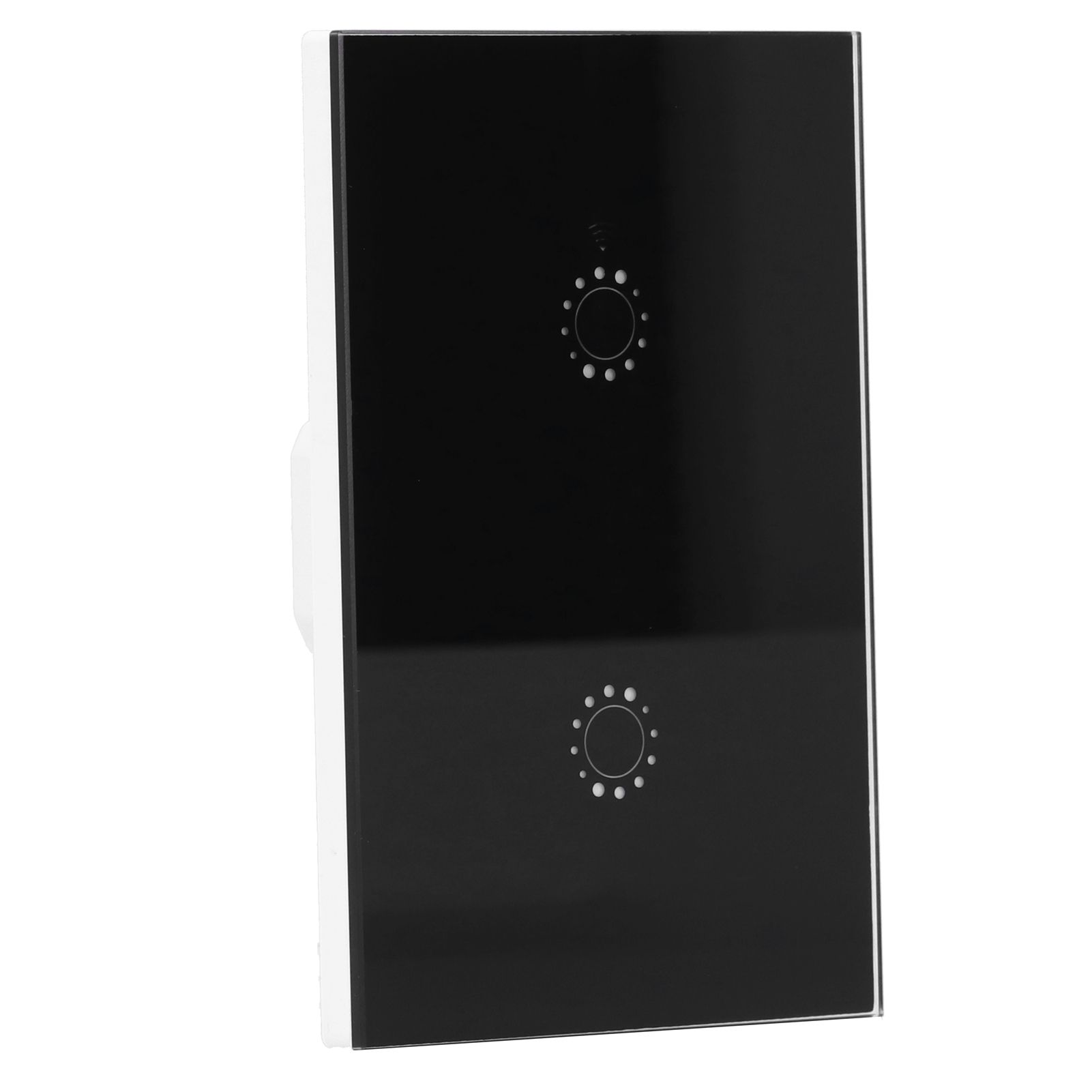 LED Smart Light Switch WiFi Wall Touch 2 Gang for Amazon Alexa Intelligent Voice APP Control AC 95‑250VBlack Cover — image 2