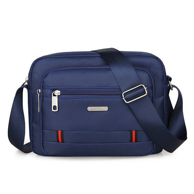 Dark Blue Dual-Style Men's Oxford Cloth Crossbody Bag Bundle - Oxford Cloth Business Shoulder Bag, Multi-Functional Large Capacity, Fits 8-inch Tablet โ image 2