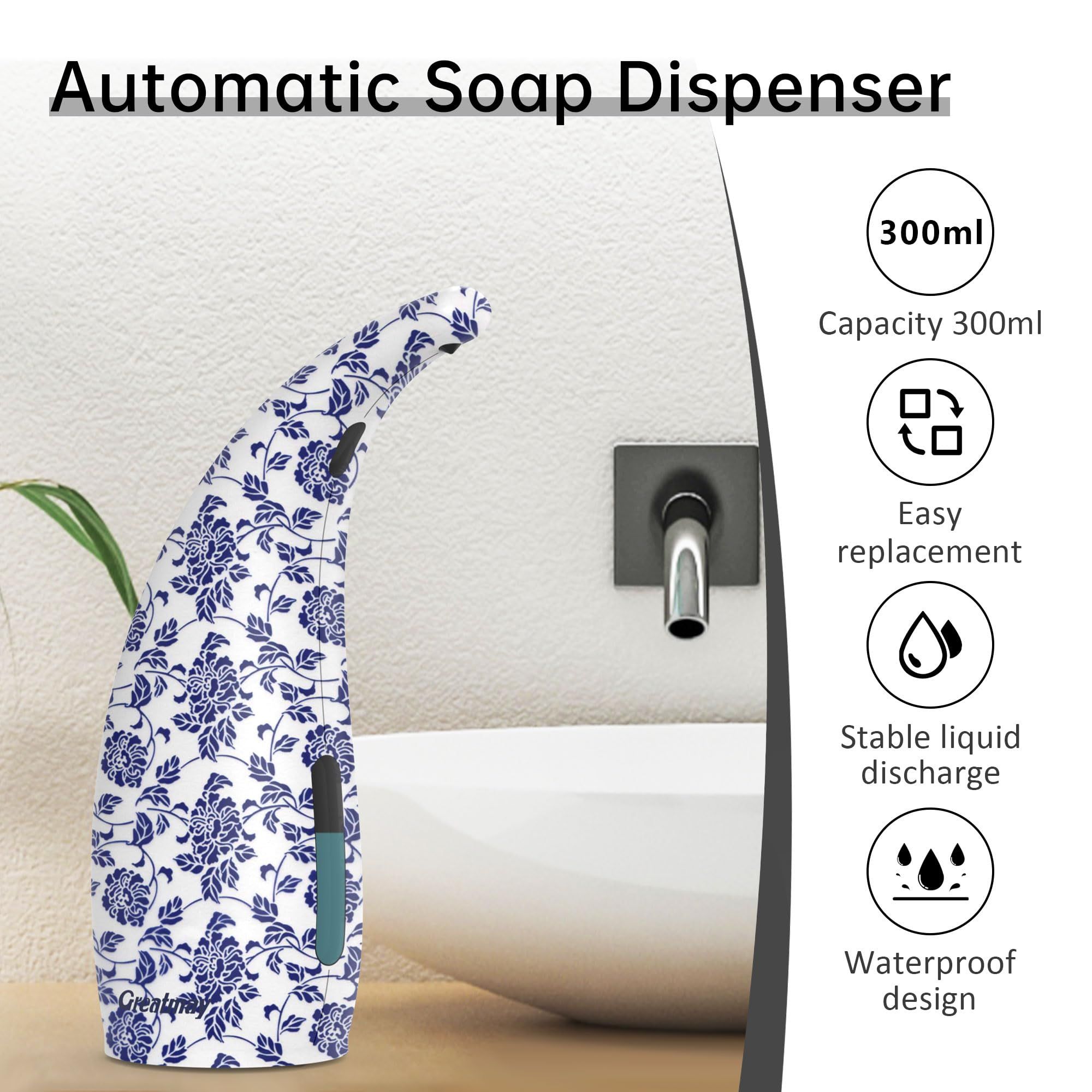 Automatic Soap Dispenser,Made of Plastic Material, Touchless Hand Sanitizer Pump, Countertop Electric Battery Operated Soa โ image 2