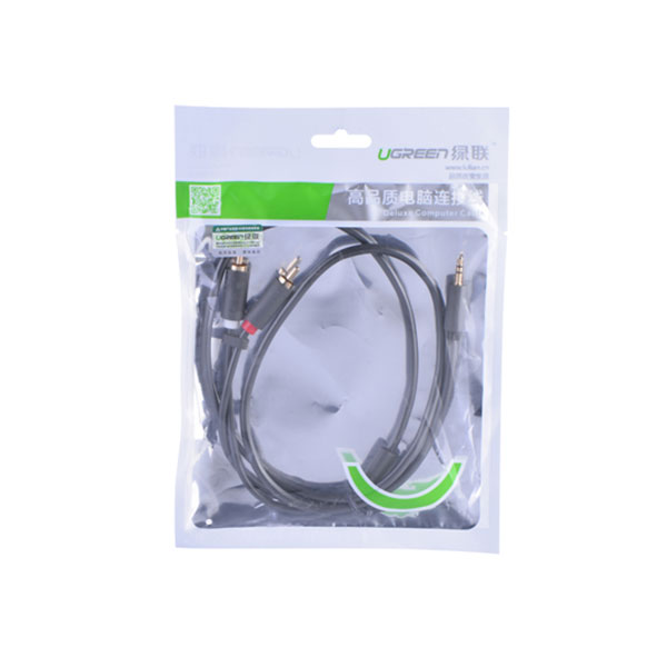 UGREEN 3.5mm male to 2RCA male cable 2M (10510) โ image 3