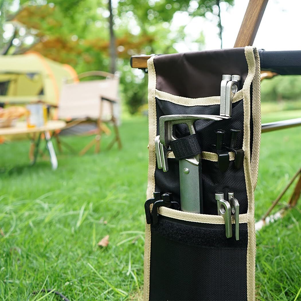 Outdoor Barbecue and Camping Oxford Cloth Tool Storage Bag with Portable Handle ur bag boasts a thickened construction — image 2