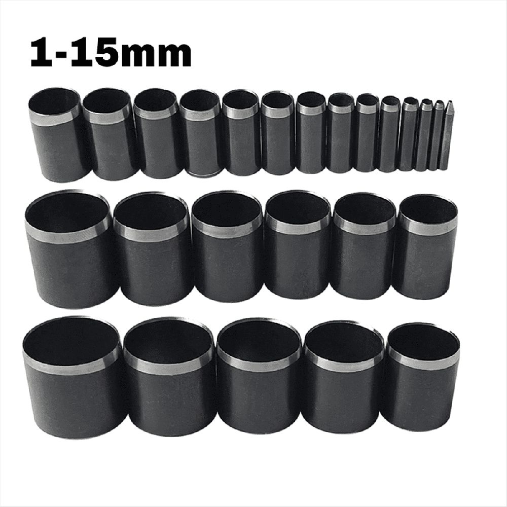 1-15mm Leather Hole Punch Die Round One Hole Hollow Punch Circle Cutter Tool Kit Cutting