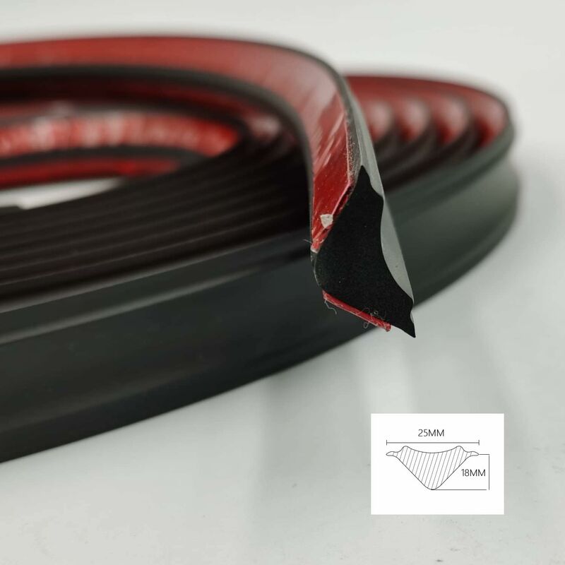 5 Meters Flexible Moulding Trim, Caulk Strips, Self-Adhesive, For Bathtub Corners, Toilets, Countertops, Baseboard — image 2