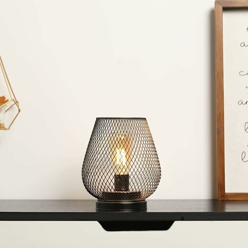LED Lantern Metal Cage Battery Powered With LED Ideal For Weddings, Parties, Patio Events, Indoor And Outdoor Use โ image 4