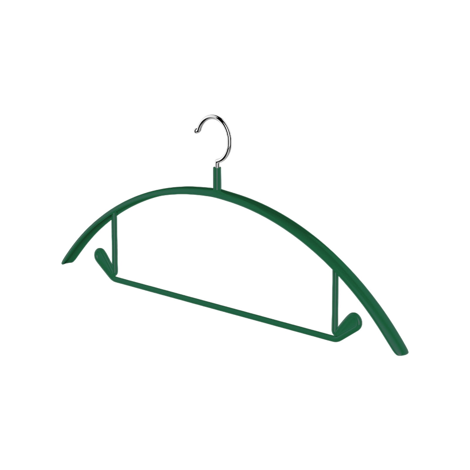 Premium Velvet Hangers, Heavyduty- Non Slip No Shoulder Bump Suit Hanger - Chrome Hooks,Space Saving Round Clothes Hanger for