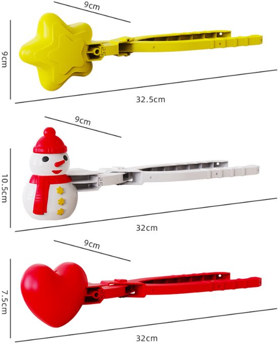 Snowball Maker for Kids | 6 Pieces - Safe PP Material โ image 2