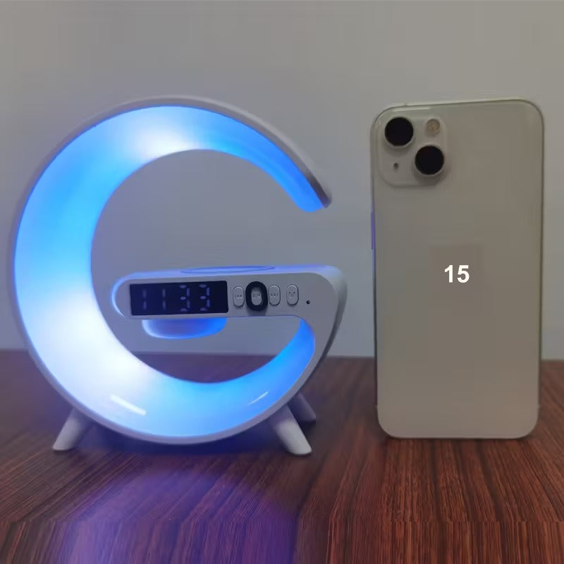 Wireless Bluetooth Speaker with RGB Light & Alarm — image 5