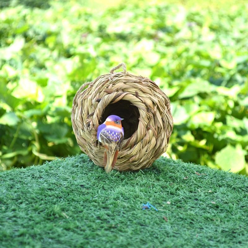 Qttie Bird Nest Breeding Box House Bed Cage Hut Cave Canary Finch Budgie Parrot - Treehouse — image 6
