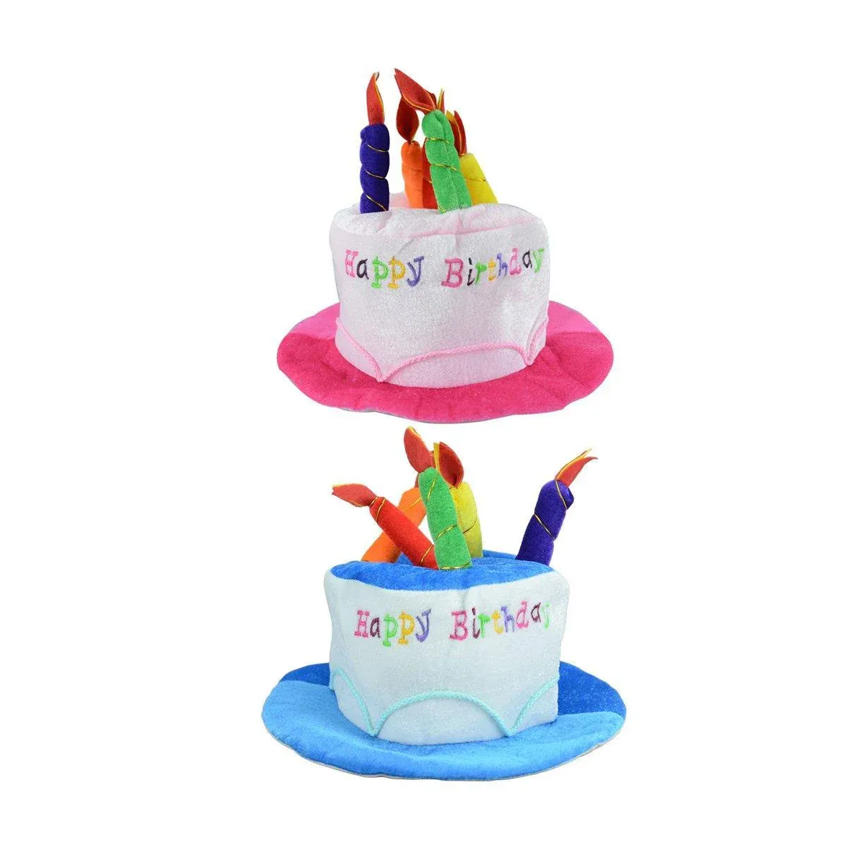 Birthday Cake Hat Party Supplies Fun Performance Masquerade Celebration Hat - Blue — image 3
