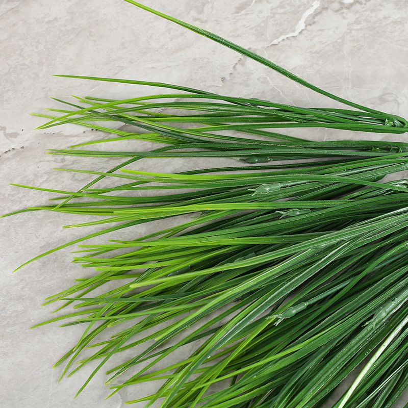 5pcs Artificial Fake Grass Plants Flowers Faux Plastic Wheat Grass Outdoor UV Resistant Greenery Shrubs Plant โ image 5