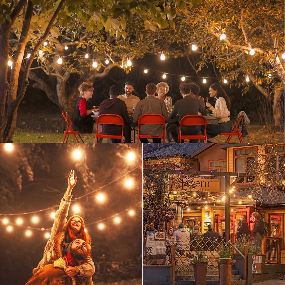 52 LED String Lights Waterproof G40 for Outdoor, 30m — image 3