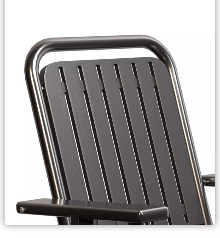 Black Portable Folding Chair - Outdoor Beach and Camping Recliner โ image 3