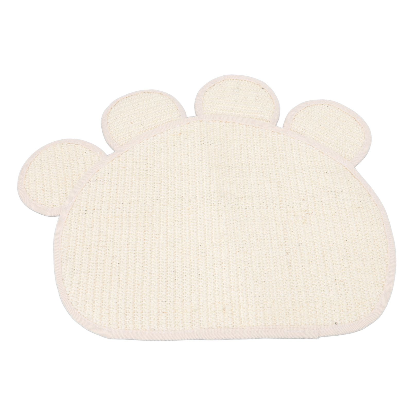 Sisal Cat Scratcher Mat Cute Shape Grinding Claw Protecting Furniture Cat Floor Scratching Pad for Cats Kittens — image 3
