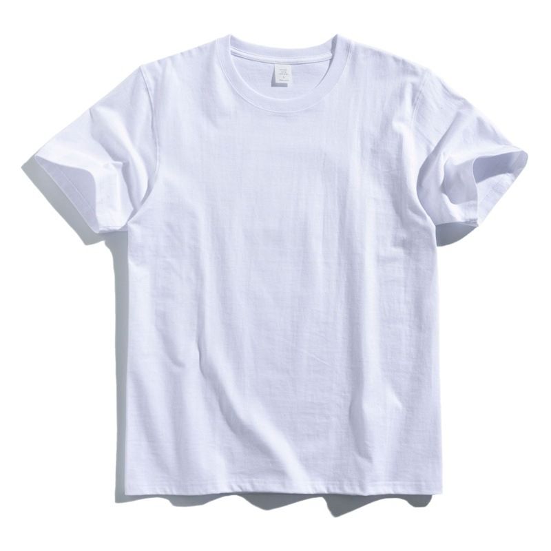 270g Cotton T Shirt Men Short Sleeve Crewneck Black S (suitable for 45.00 kg-55.00 kg โ image 2